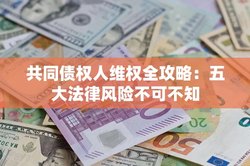 北京共同债权人维权全攻略：五大法律风险不可不知