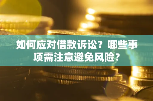 北京如何应对借款诉讼？哪些事项需注意避免风险？
