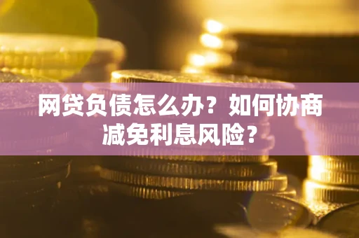 北京网贷负债怎么办？如何协商减免利息风险？
