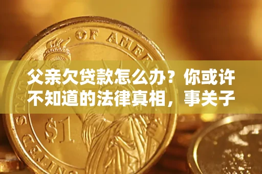 北京父亲欠贷款怎么办？你或许不知道的法律真相，事关子女未来