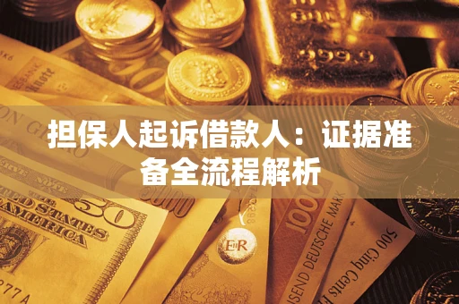 北京担保人起诉借款人：证据准备全流程解析