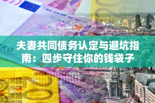 北京夫妻共同债务认定与避坑指南：四步守住你的钱袋子