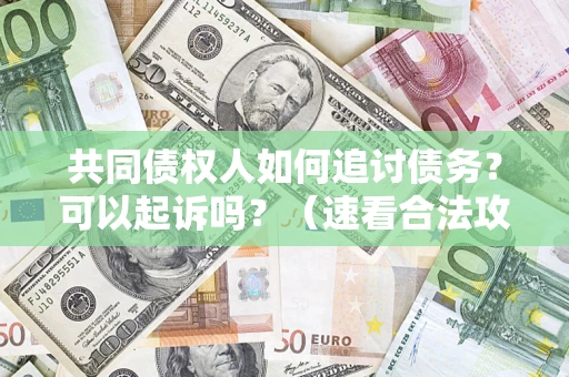 北京共同债权人如何追讨债务？可以起诉吗？（速看合法攻略）